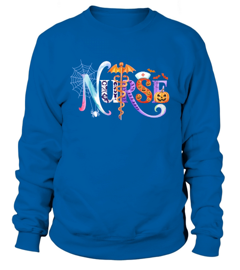 Halloween Spooky Nurse Design Sweatshirt Unisex