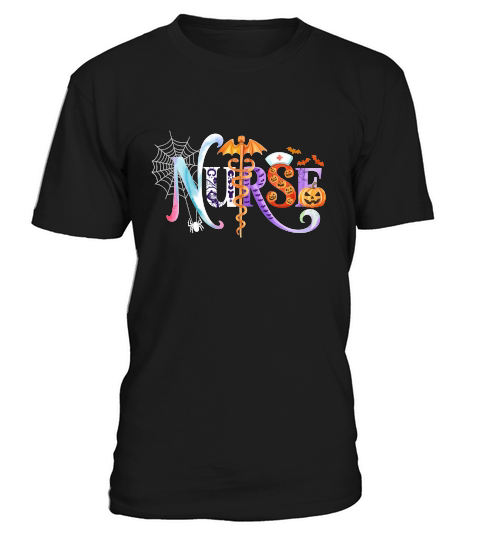 Halloween Spooky Nurse Design T-Shirt Unisex