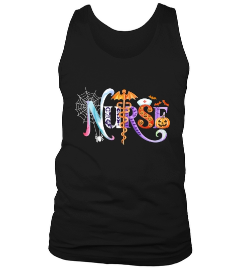 Halloween Spooky Nurse Design Tank Top Unisex