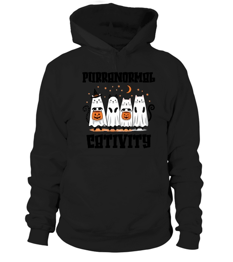 Halloween Cat Purranormal Cativity Hoodie Unisex