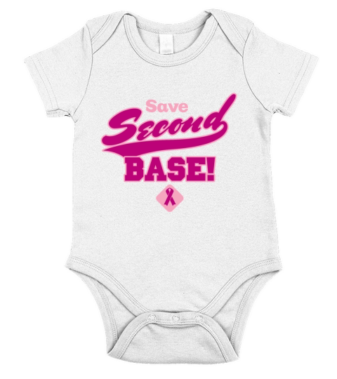 Save Second Base T-Shirt Short Sleeve Baby One-Piece