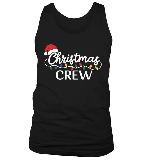 Santa Hat Holiday Sublimation Santa Tank Top Unisex