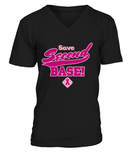Save Second Base T-Shirt V-Neck T-shirt