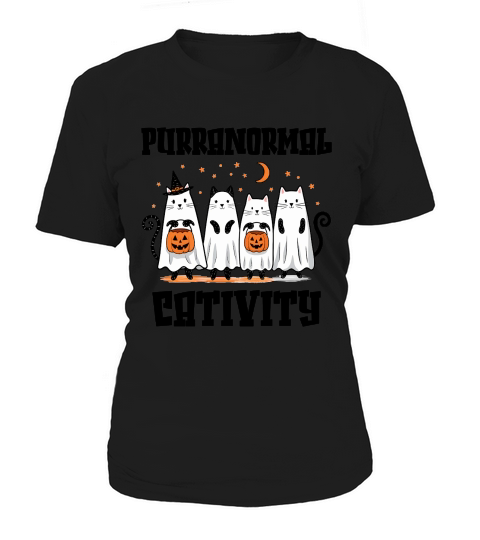 Halloween Cat Purranormal Cativity Women's T-Shirt