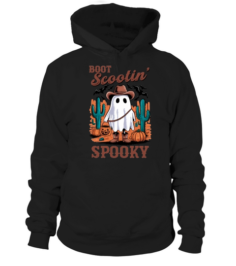 Boot Scoot Spooky Western Hoodie Unisex