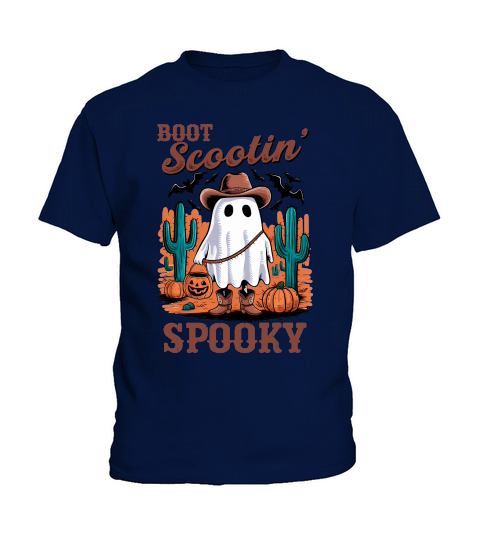 Boot Scoot Spooky Western Kids T-Shirt