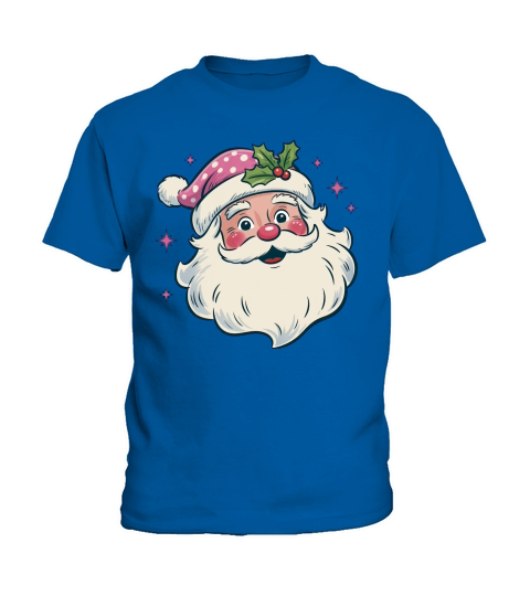 Pink Santa Women Kids T-Shirt