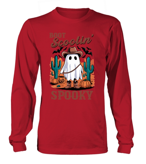 Boot Scoot Spooky Western Long sleeved Unisex
