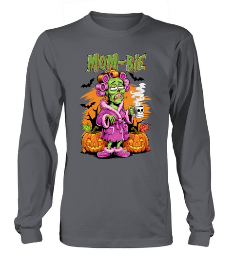 Mom Bie Morning Halloween Long sleeved Unisex