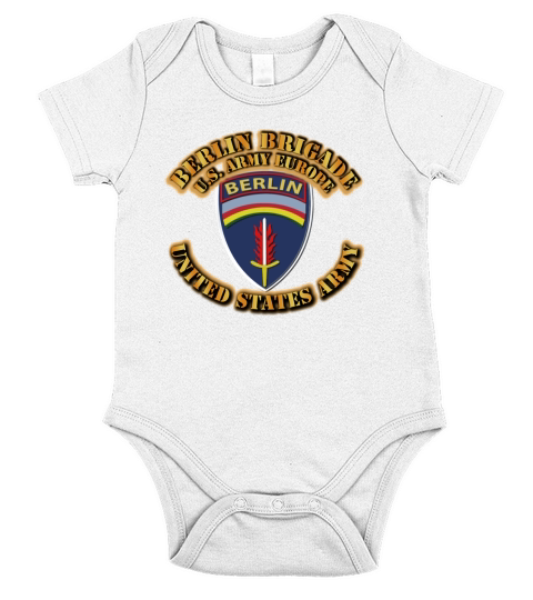 Berlin Brigade Shirt LIMTED EDITION Short Sleeve Baby One-Piece