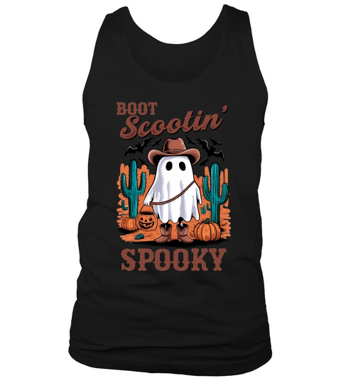 Boot Scoot Spooky Western Tank Top Unisex