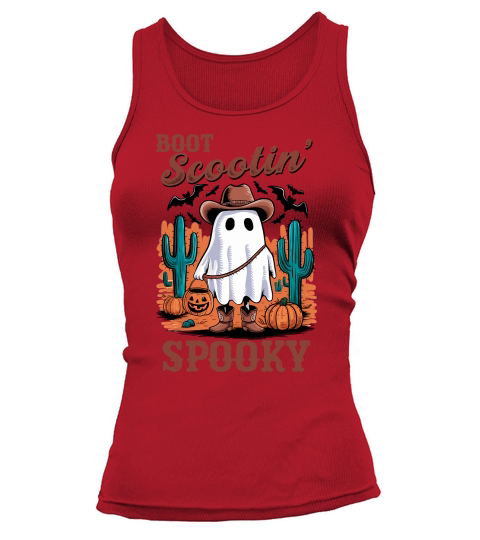 Boot Scoot Spooky Western Tank top Woman
