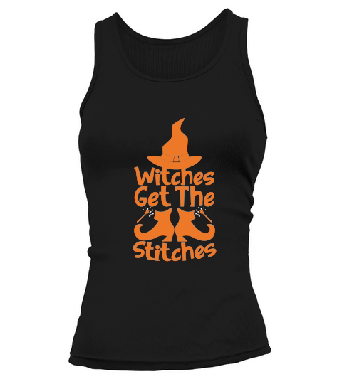 WITCHES GET THE STITCHES HALLOWEEN Tank top Woman