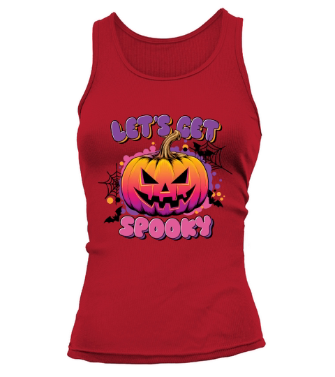 Let’s Get Spooky Funny Halloween Tank top Woman