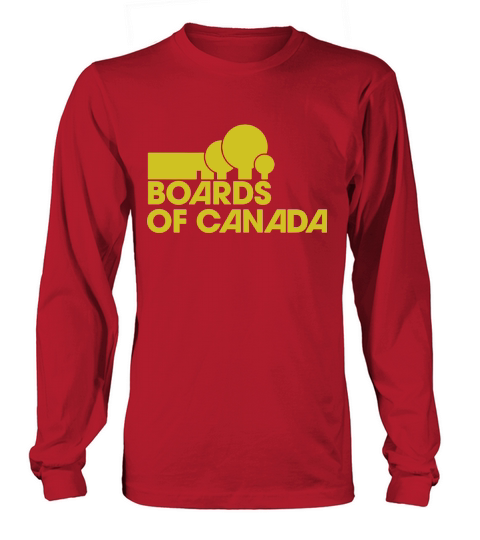 BOARDS OF CANADA LOGO YELLOW Long sleeved Unisex