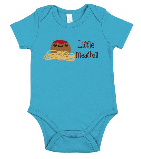 Little Meatball Short Sleeve Baby One-Piece