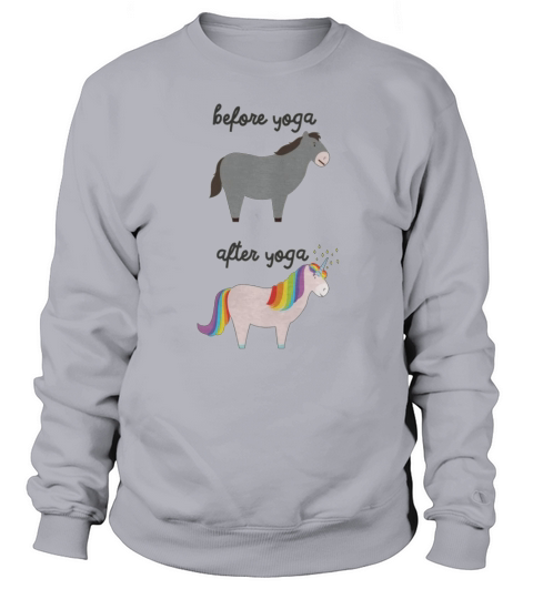 Avant le yoga Après le yoga Sweatshirt Unisex