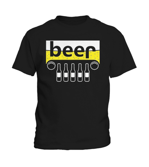 BEER JEEP SHIRT Kids T-Shirt