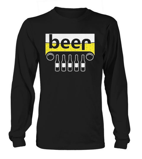 BEER JEEP SHIRT Long sleeved Unisex