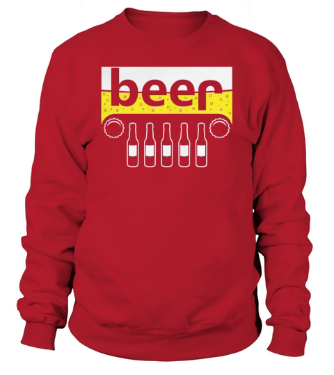 BEER JEEP SHIRT Sweatshirt Unisex
