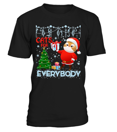 CATS FOR EVERYBODY   Christmas Day Design T-Shirt Unisex