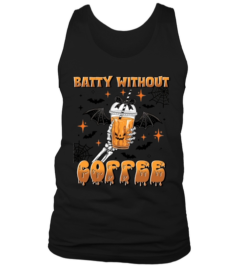 Batty Without My Coffee Quirky Tank Top Unisex