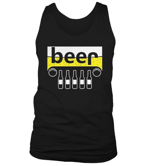 BEER JEEP SHIRT Tank Top Unisex