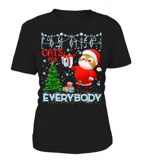 CATS FOR EVERYBODY   Christmas Day Design Women's T-Shirt