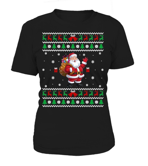 Funny Santa Gifts Christmas Ugly Women's T-Shirt