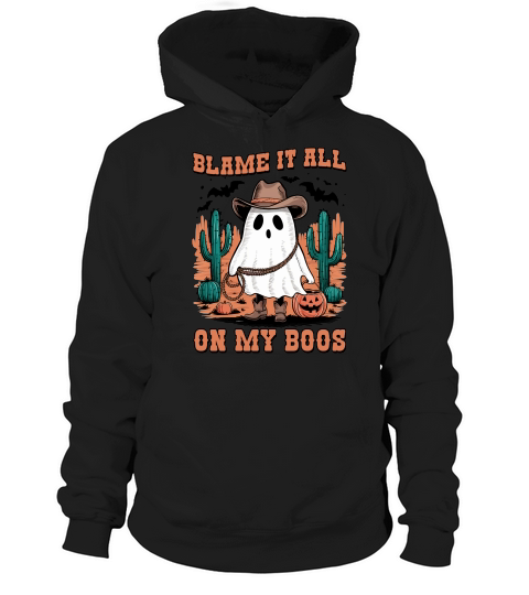 Blame It All On My Boos Halloween Hoodie Unisex