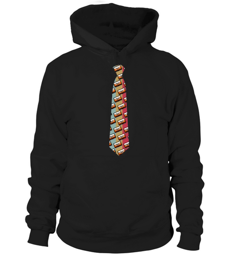 Cassette Tie Cassettes 90s 80s Hoodie Unisex