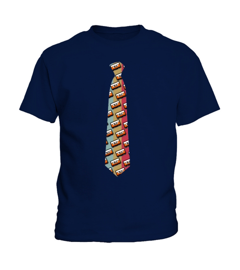 Cassette Tie Cassettes 90s 80s Kids T-Shirt