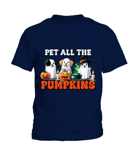 Pet All The Pumpkins Kids T-Shirt