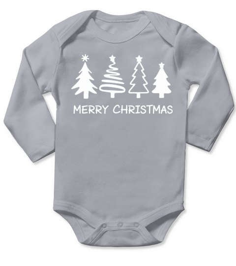 Festive Xmas Sublimation Long Sleeve Baby One-Piece