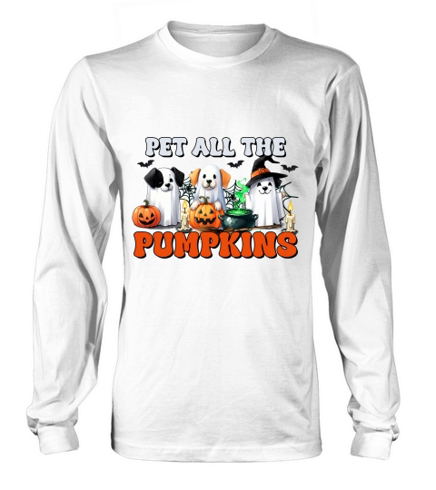 Pet All The Pumpkins Long sleeved Unisex