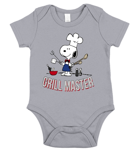 Peanuts Snoopy Grill Master Short Sleeve Baby One-Piece