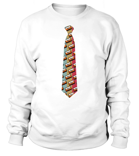 Cassette Tie Cassettes 90s 80s Sweatshirt Unisex