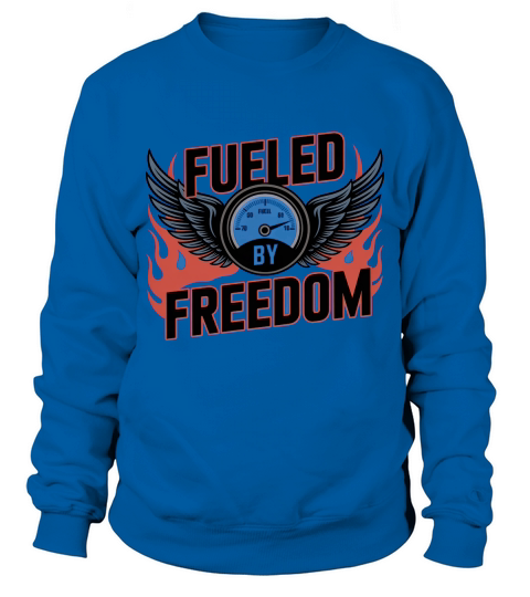 Fueled by Freedom Vintage Biker Sweatshirt Unisex