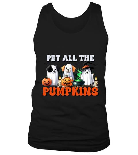 Pet All The Pumpkins Tank Top Unisex
