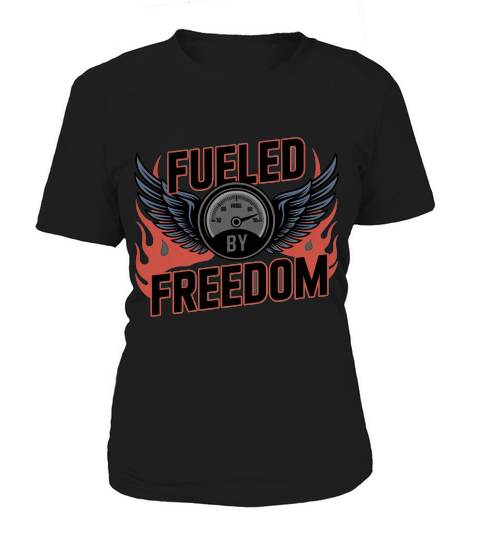 Fueled by Freedom Vintage Biker Women's T-Shirt