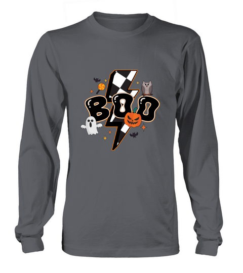 Retro Halloween Boo Vibes Ghouls Long sleeved Unisex