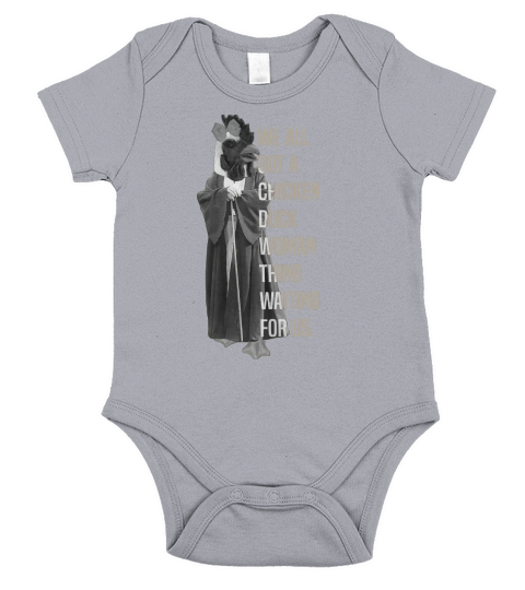 Chicken Duck Woman Thing Short Sleeve Baby One-Piece