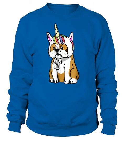 English Bulldog Unicorn T-Shirt Funny Dog Gift Shirt Sweatshirt Unisex