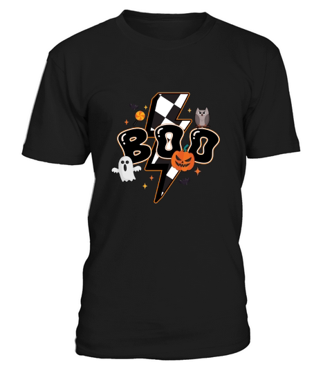 Retro Halloween Boo Vibes Ghouls T-Shirt Unisex