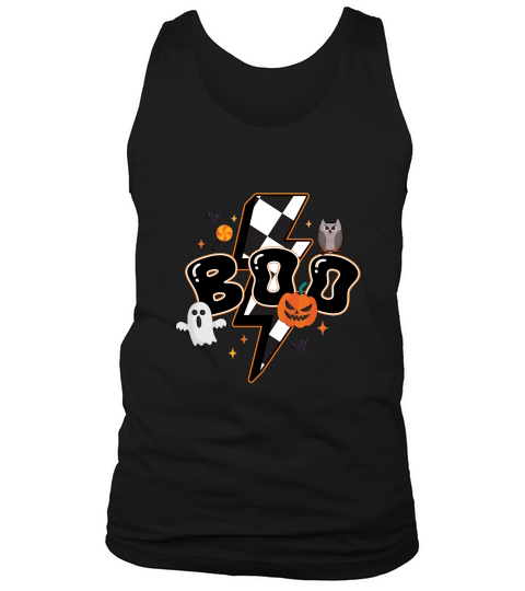 Retro Halloween Boo Vibes Ghouls Tank Top Unisex
