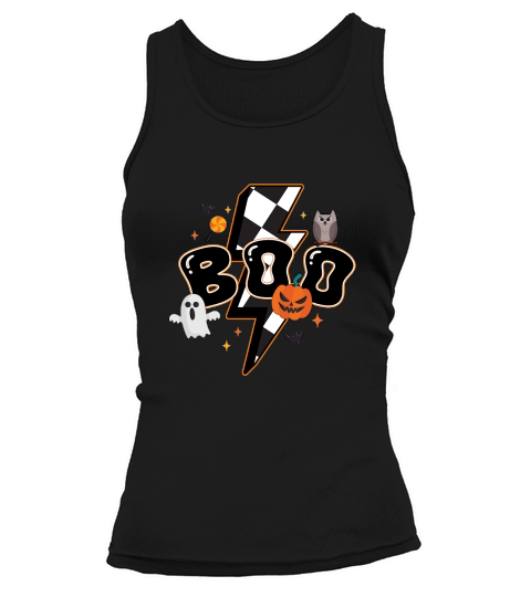 Retro Halloween Boo Vibes Ghouls Tank top Woman