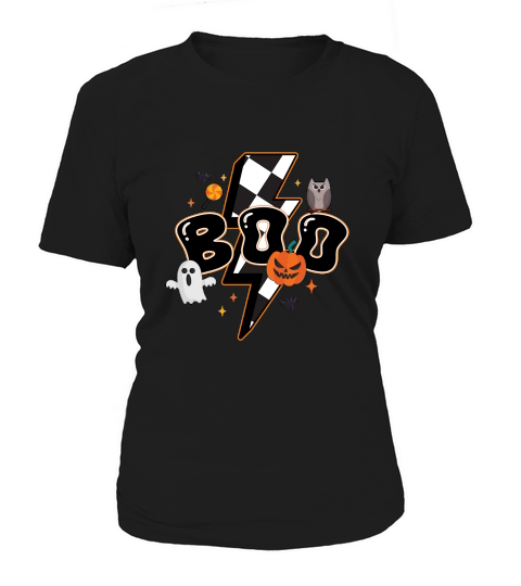 Retro Halloween Boo Vibes Ghouls Women's T-Shirt