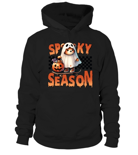 Halloween Ghost Spooky Trick Treat Hoodie Unisex