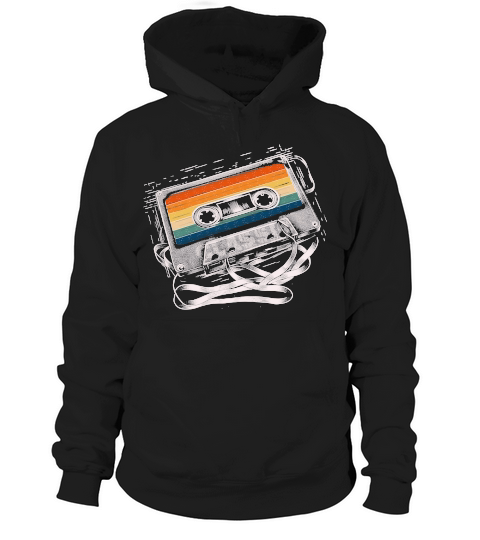 80s Cassette Tape Retro Vintage Hoodie Unisex