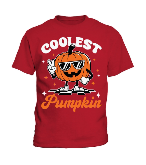 Coolest Pumpkin In The Patch Kids T-Shirt